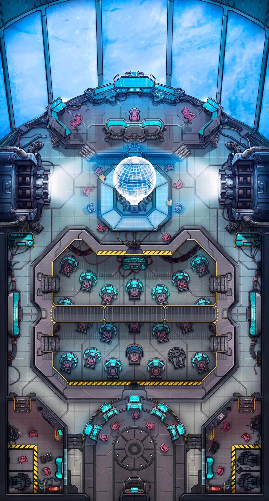Command Deck map, Planet Ice variant