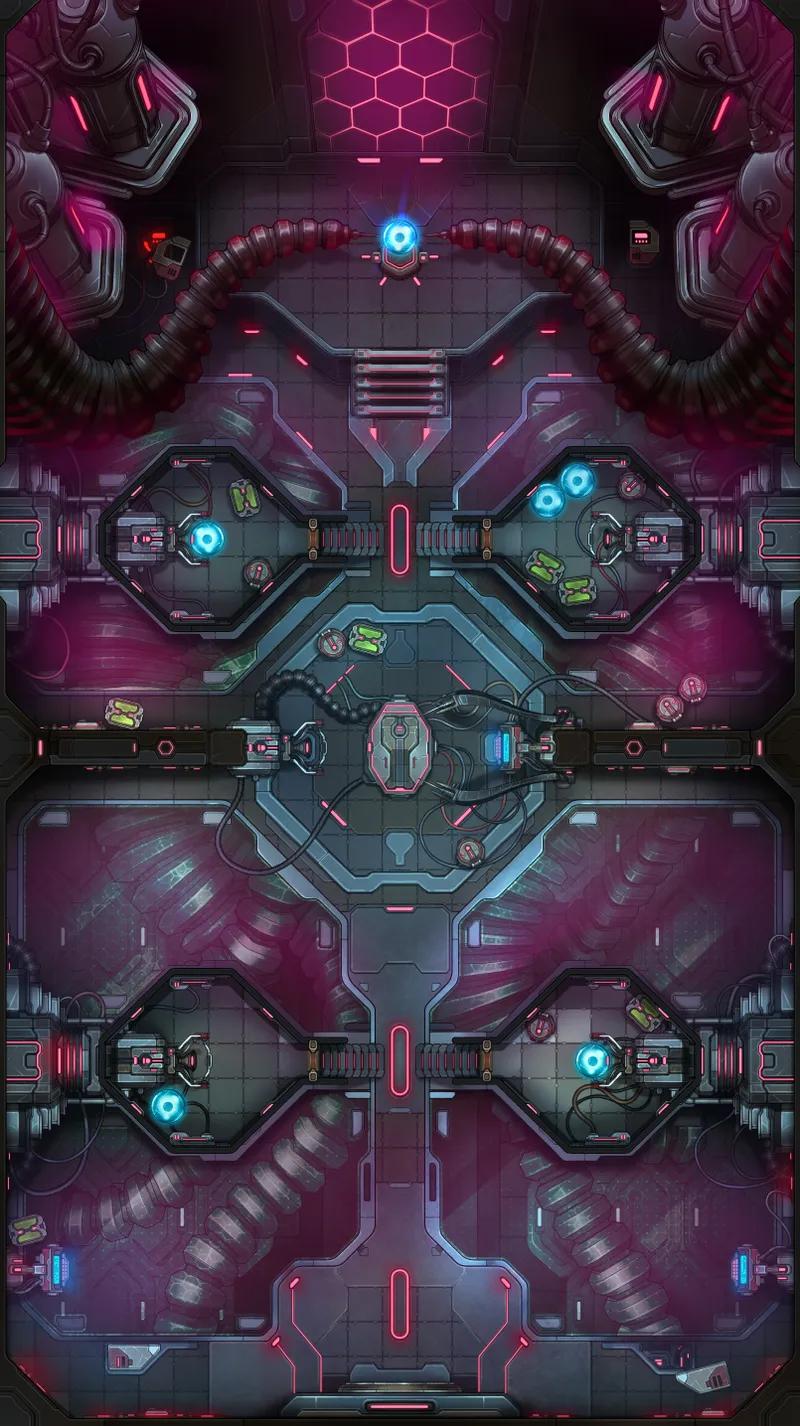 Mech Hive map, Iridescent variant