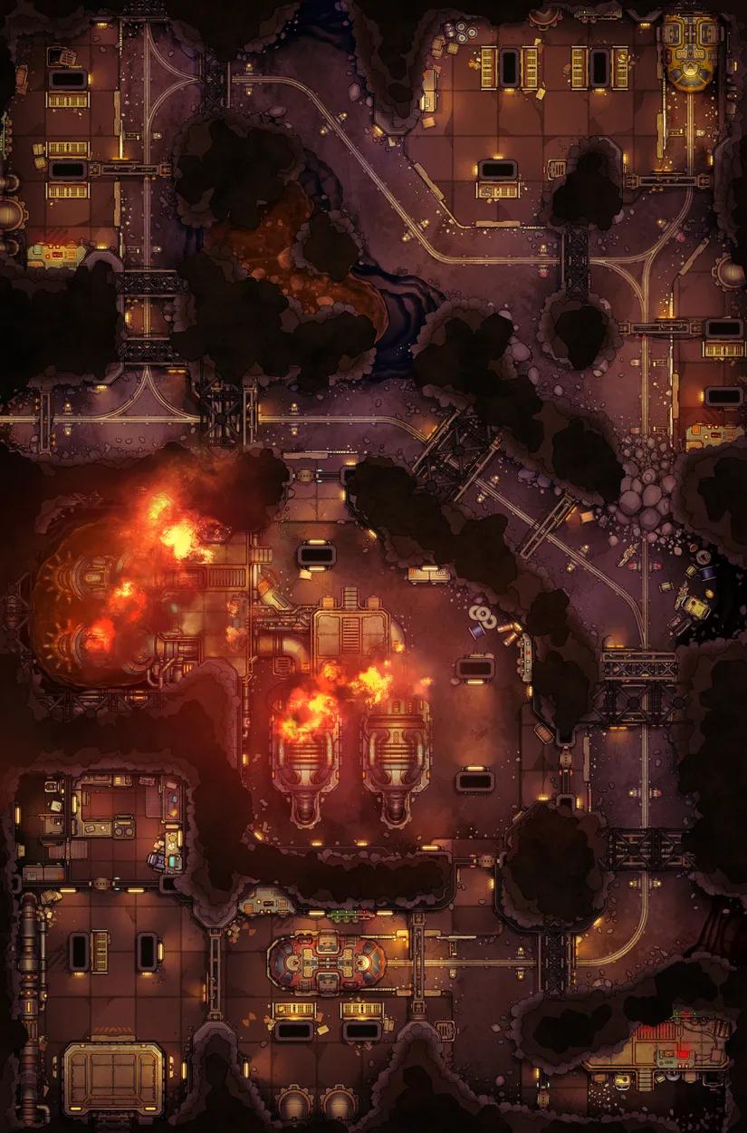 Underground Metro map, Explosion variant