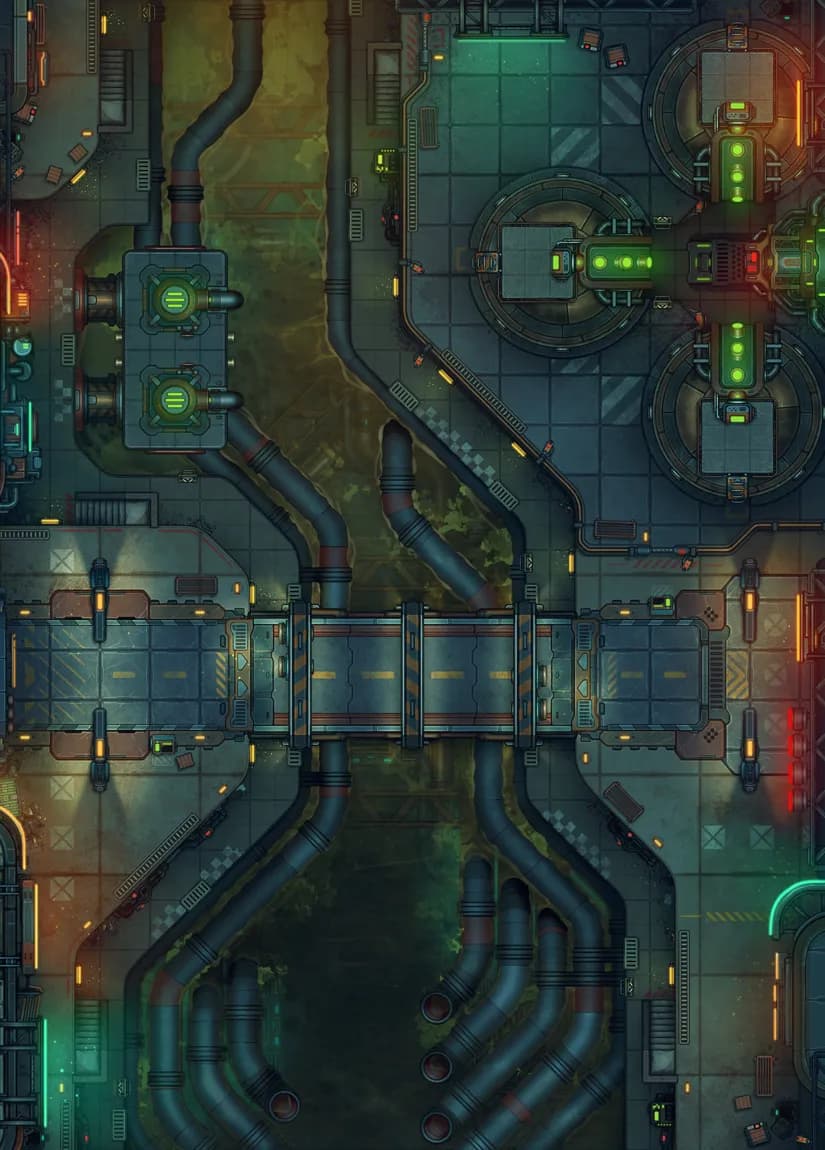 Toxic River map, Original Night variant