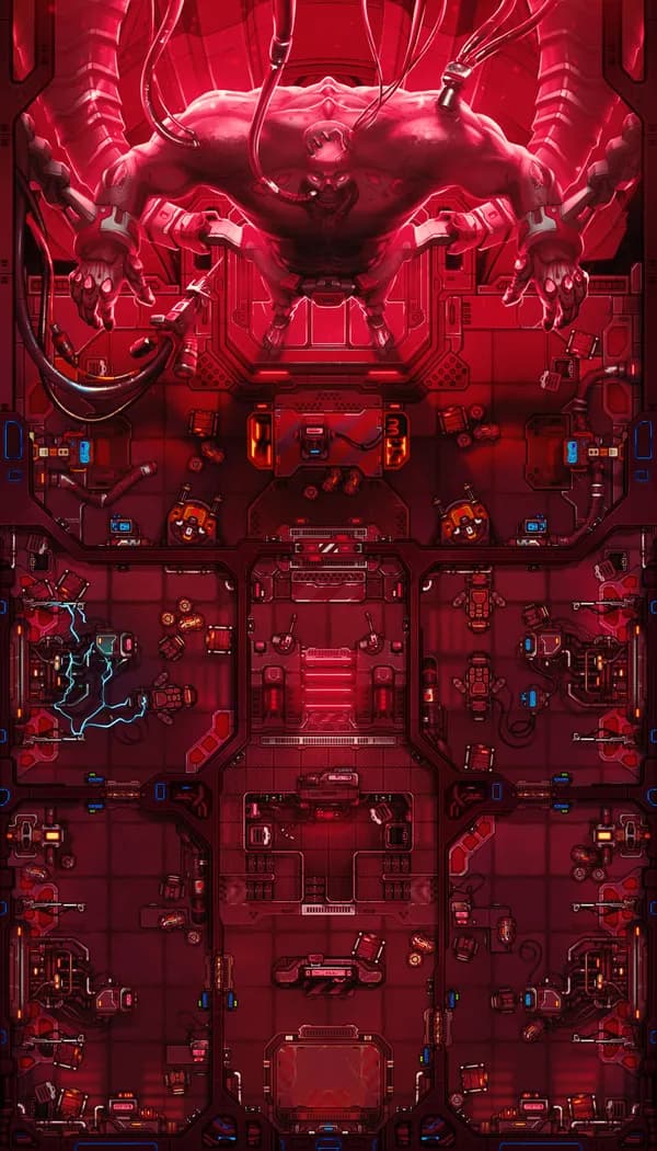 Bio Mech Laboratory map, Alarm variant