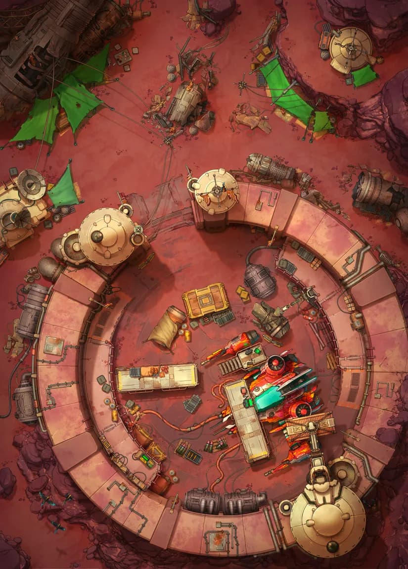 Junker Port map, Red Planet variant