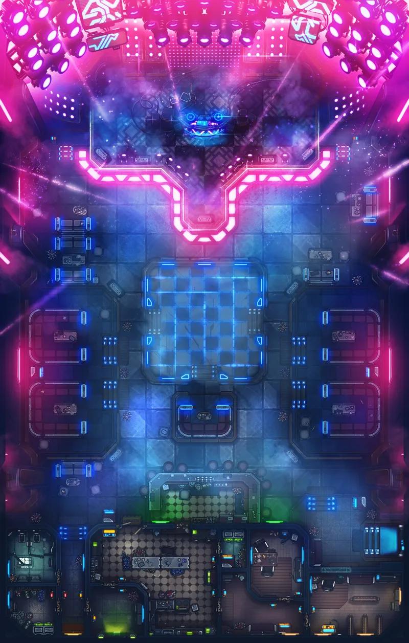 Cyberpunk Club map, Fog Machine variant