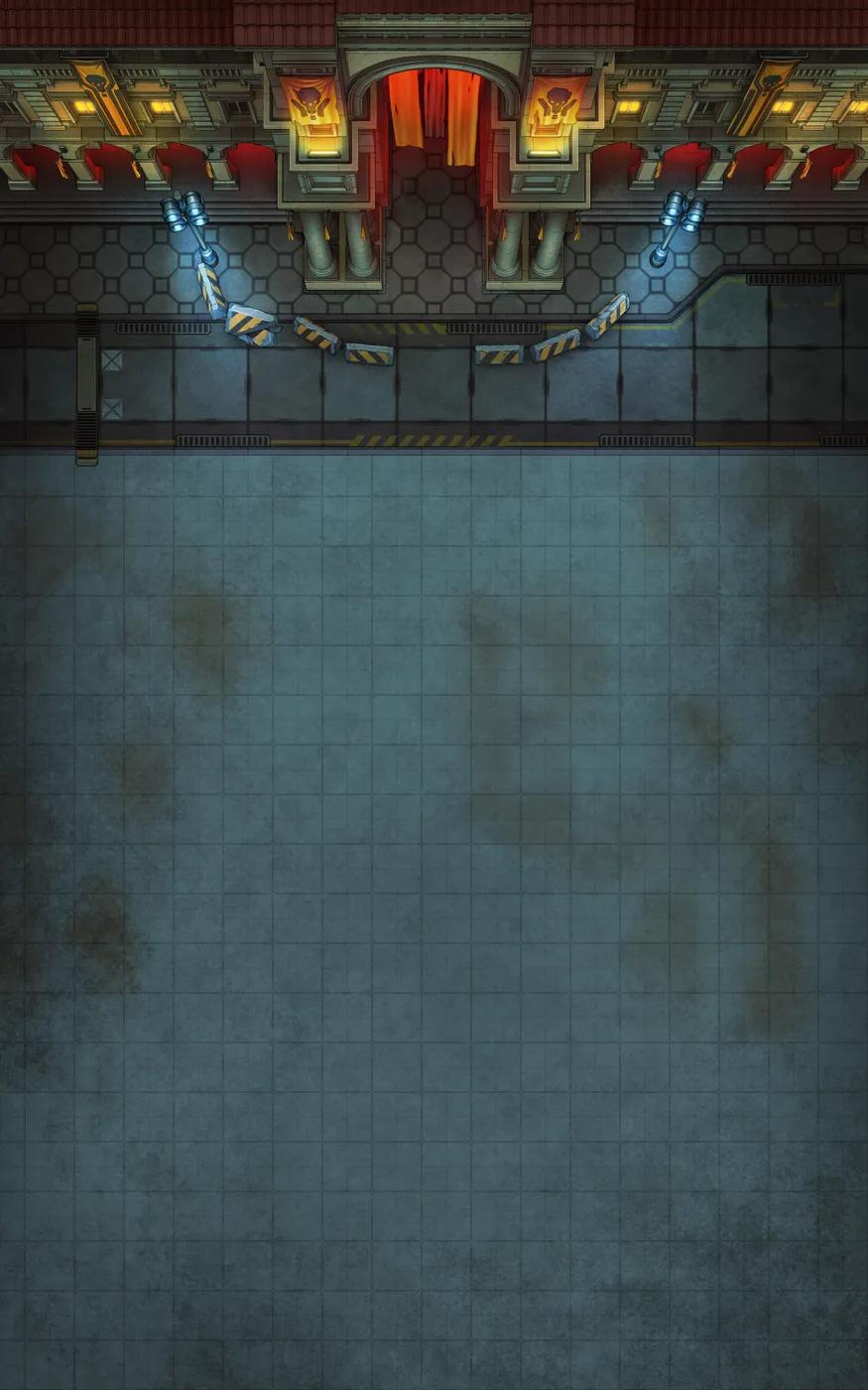 Border Processing Centre map, Empty Night variant