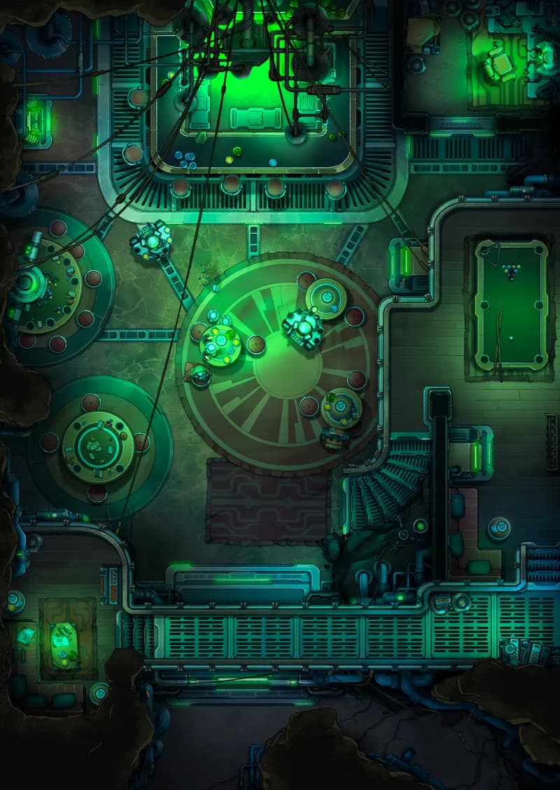 Bounty Hunter Tavern map, Neon variant