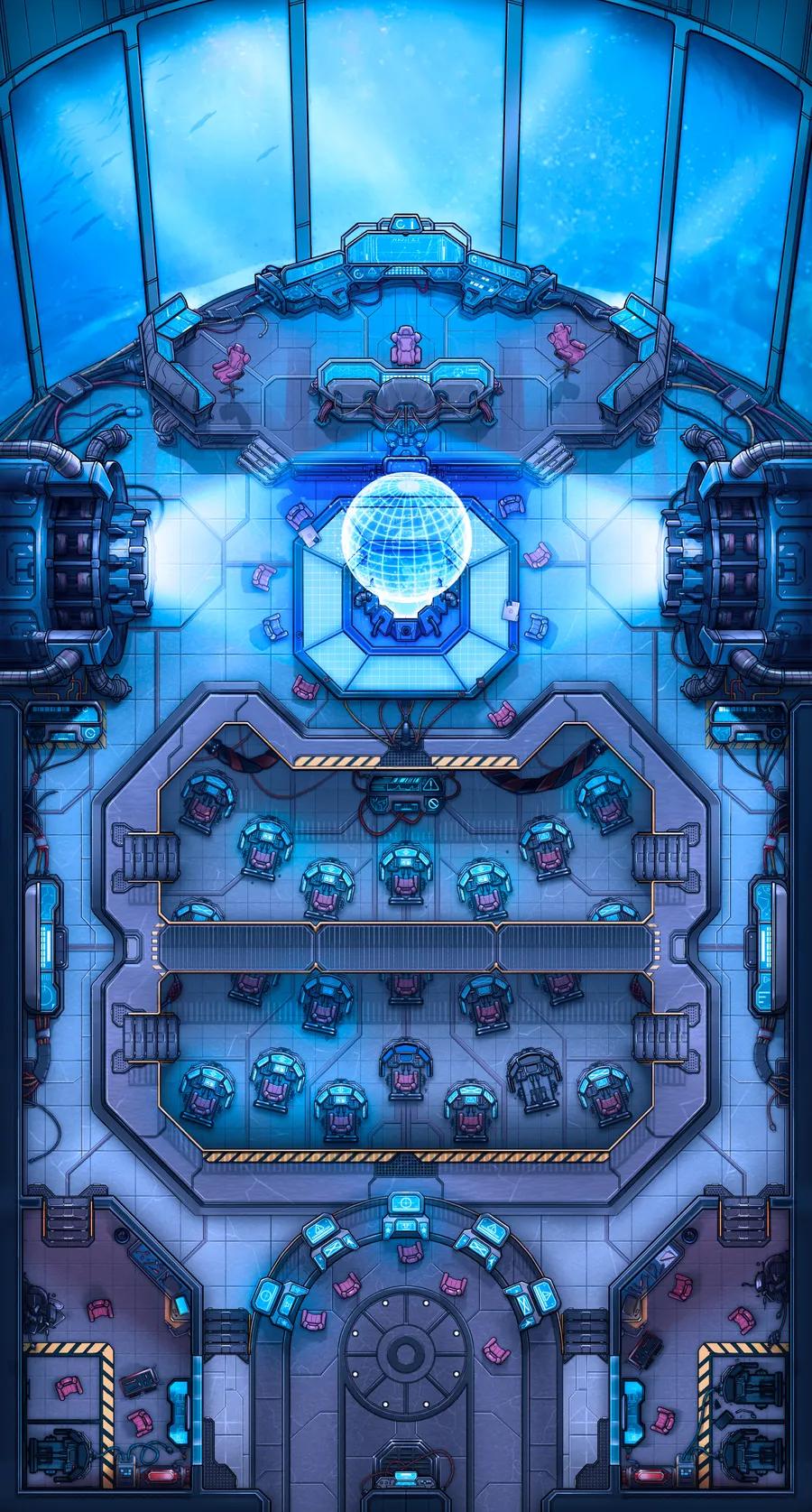 Command Deck map, Planet Deep Sea variant