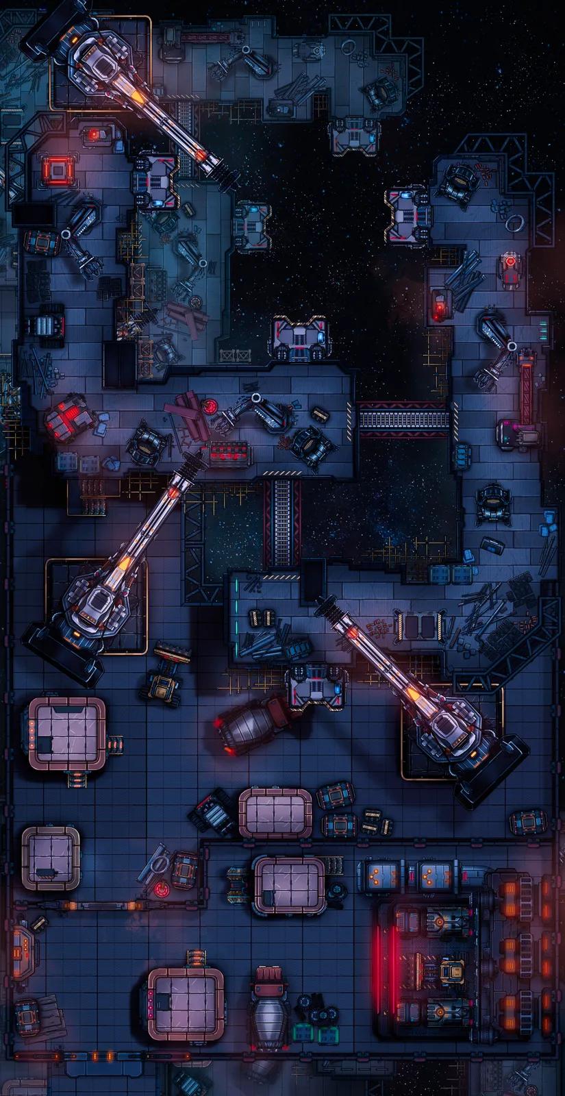 Construction Site map, Deep Space variant