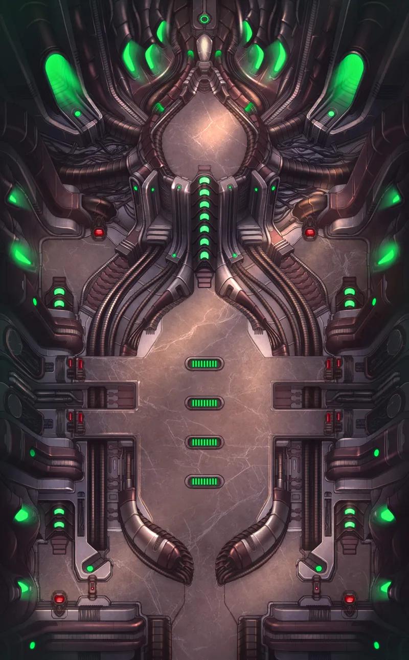 Alien Mothership map, Alien variant