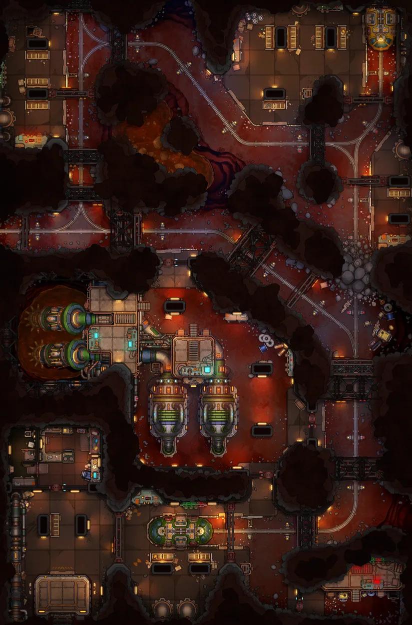 Underground Metro map, Red Planet variant