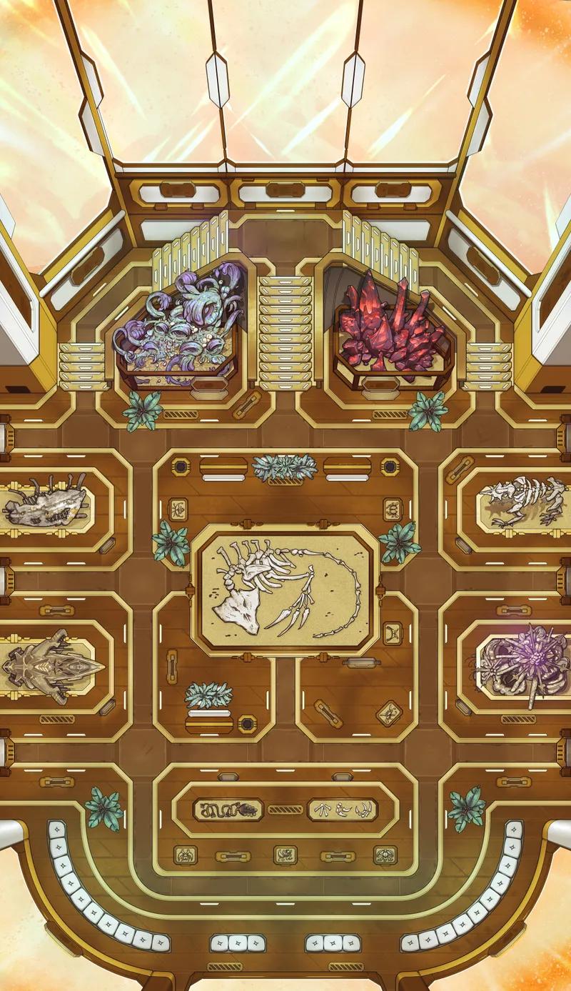 Intergalactic Museum map, Desert variant