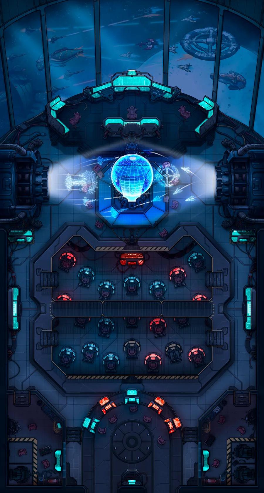 Command Deck map, Original Night variant