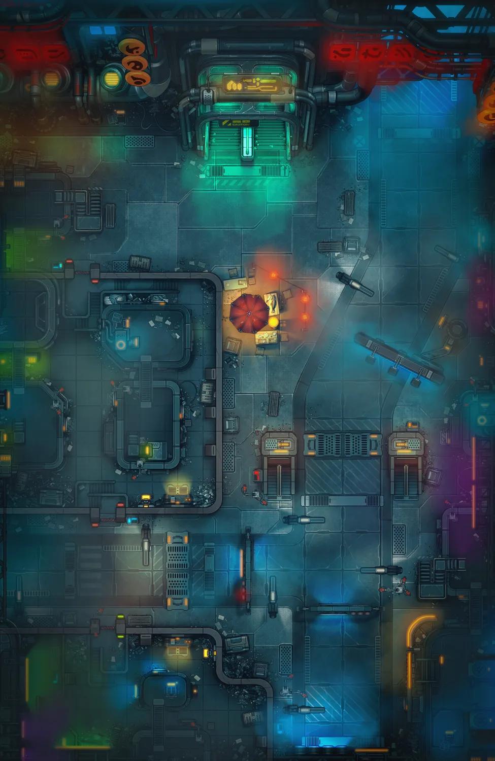 Piping District map, Fog variant