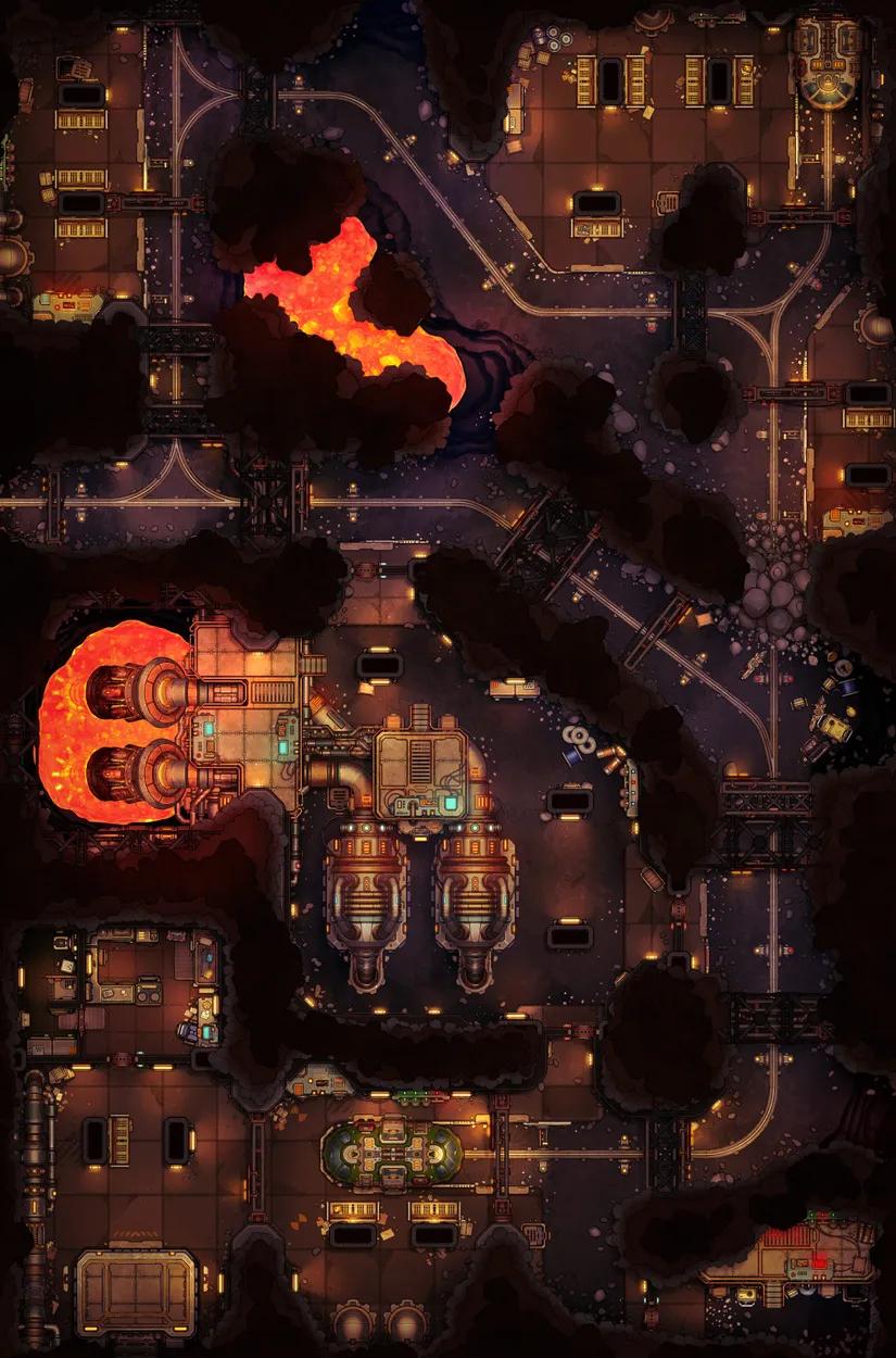 Underground Metro map, Lava variant