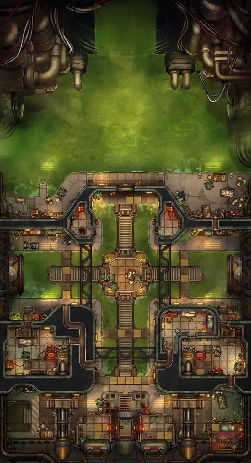 Deep City Sewers map, Drain Pipe variant