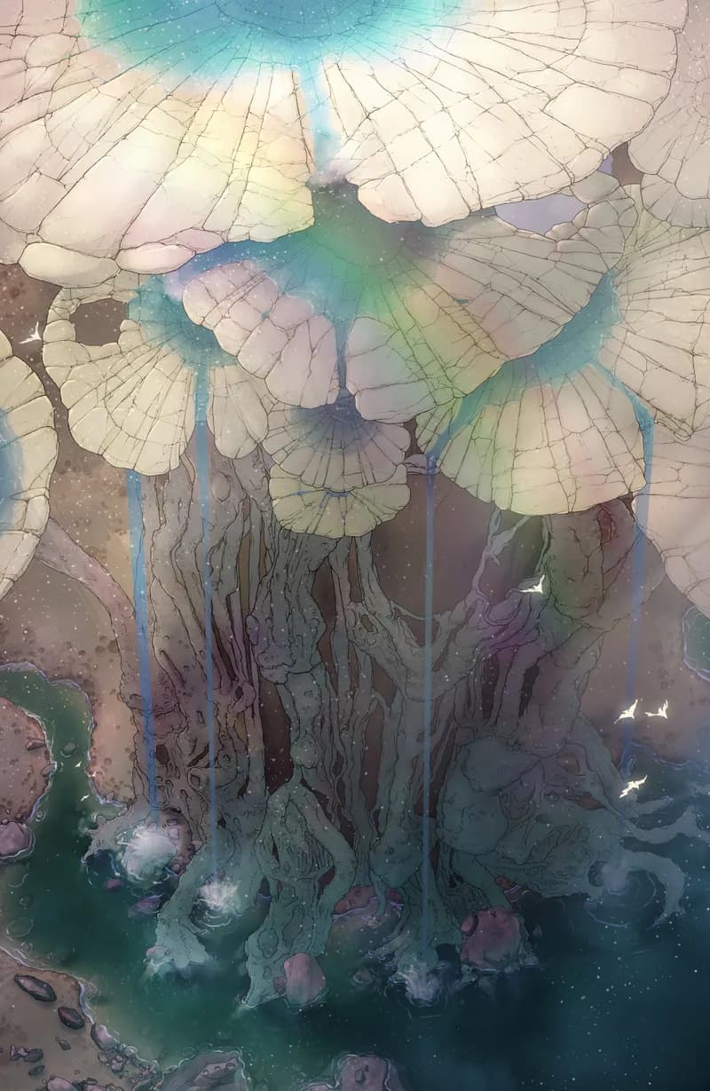 Fungal Falls map, Falling Shrooms Stage 1 variant
