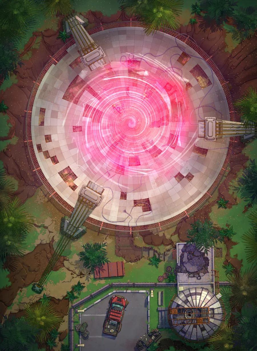 Infected Observatory map, Portal Day variant