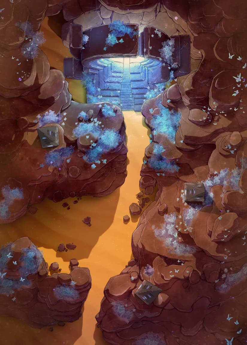Canyon Portal map, Desert variant