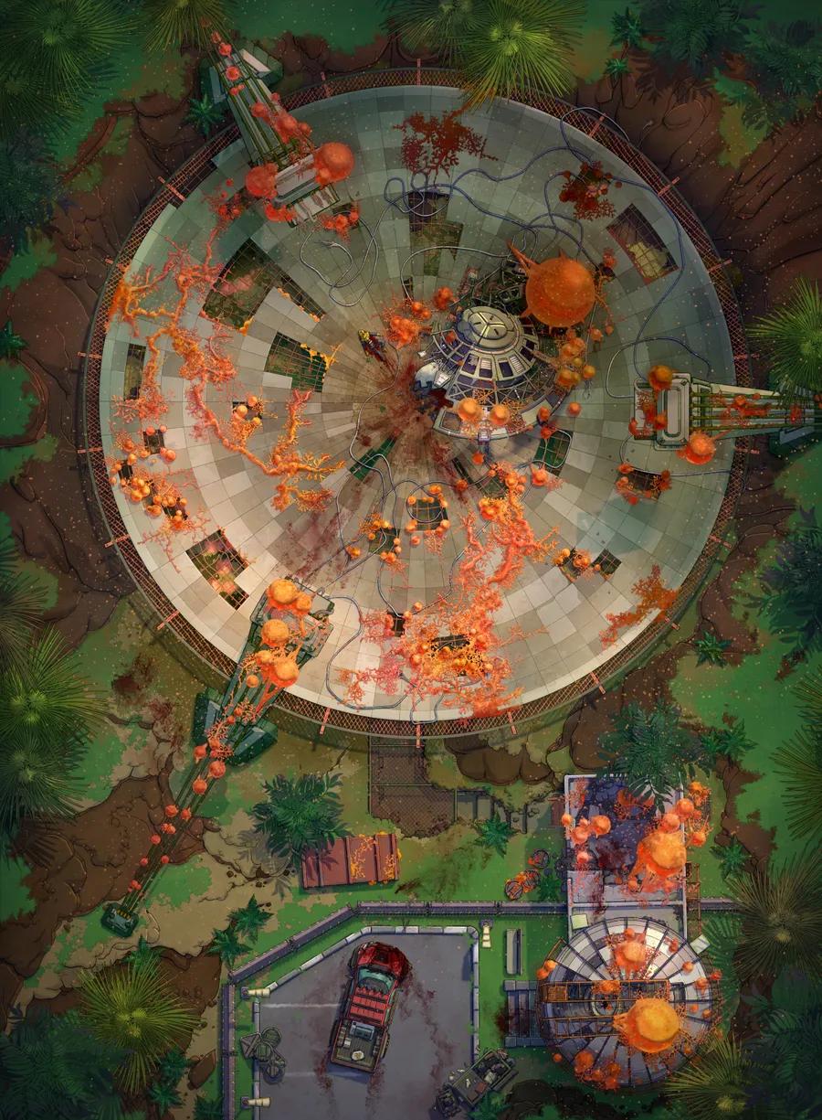 Infected Observatory map, Massacre variant