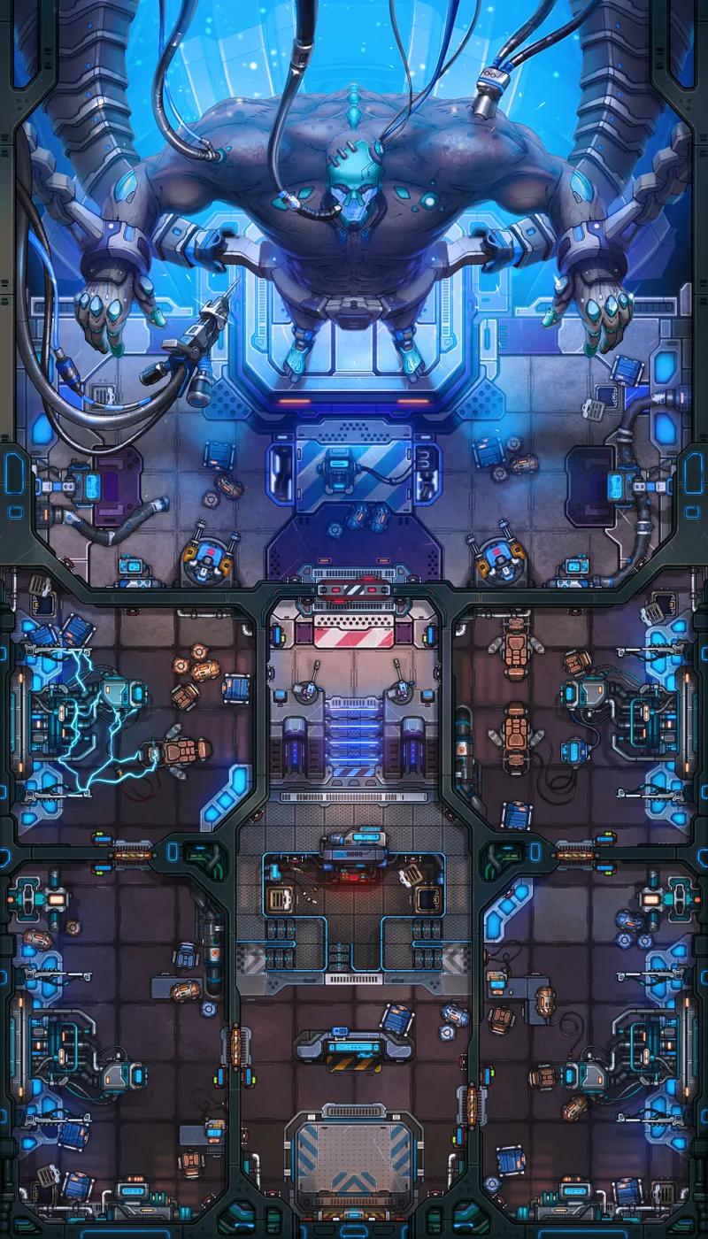 Bio Mech Laboratory map, Freeze variant