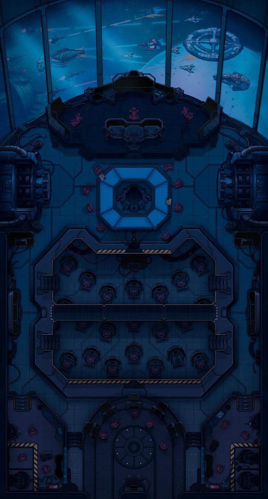 Command Deck map, Shut Down variant
