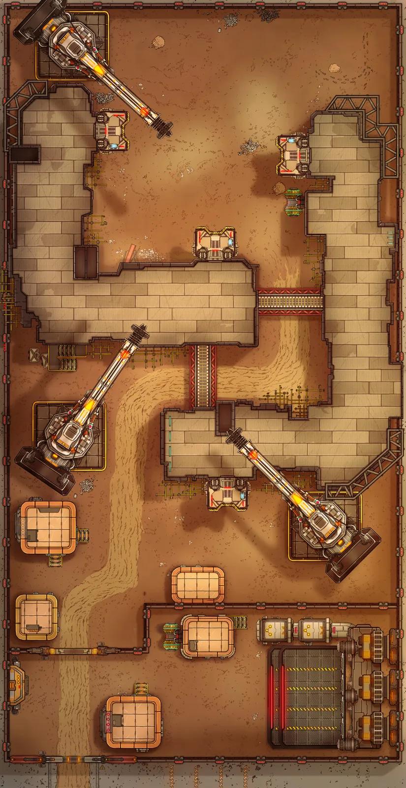 Construction Site map, Empty Day variant