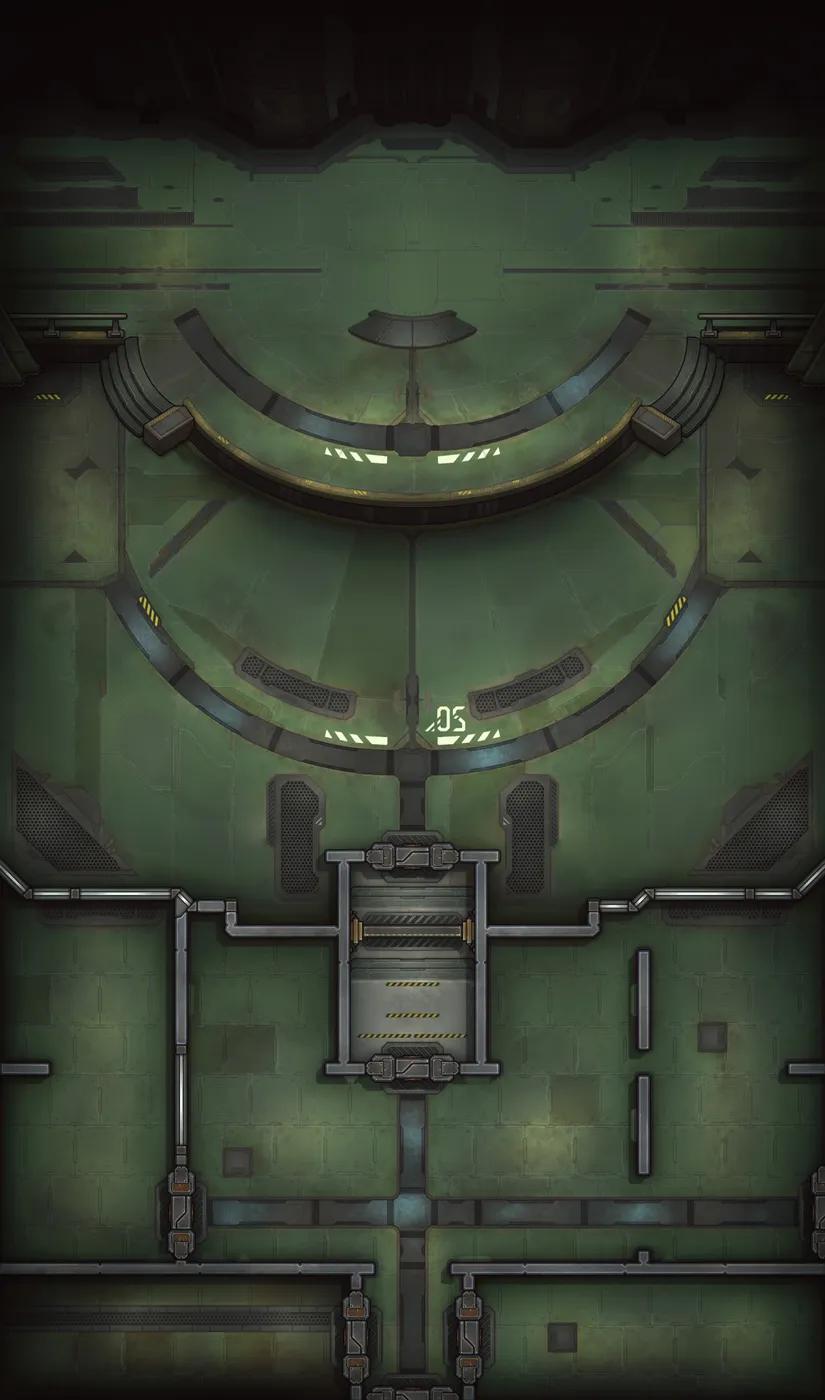 Cloning Lab map, Empty Day variant