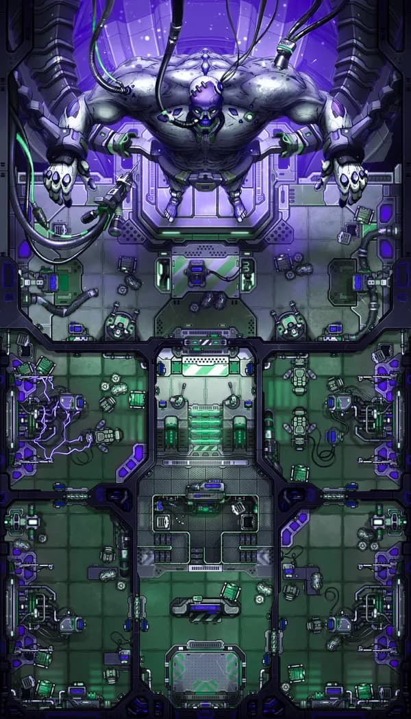 Bio Mech Laboratory map, Heretic variant