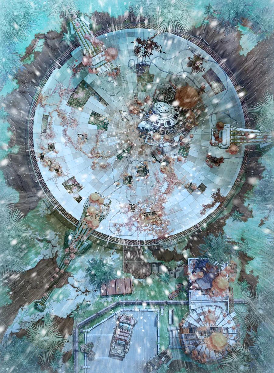 Infected Observatory map, Blizzard variant