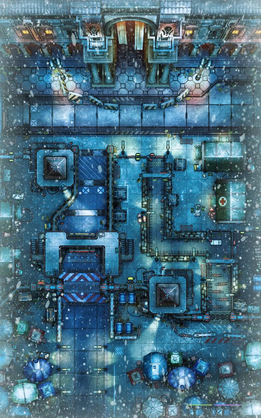 Border Processing Centre map, Blizzard variant