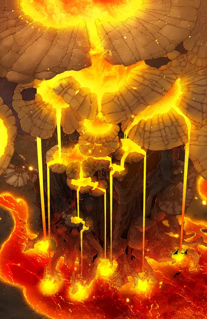 Fungal Falls map, Lava variant