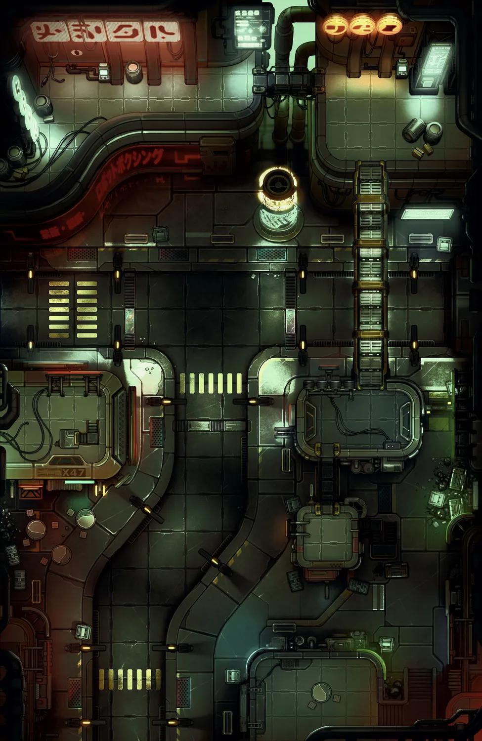 Cyberpunk Streets map, Sin City variant