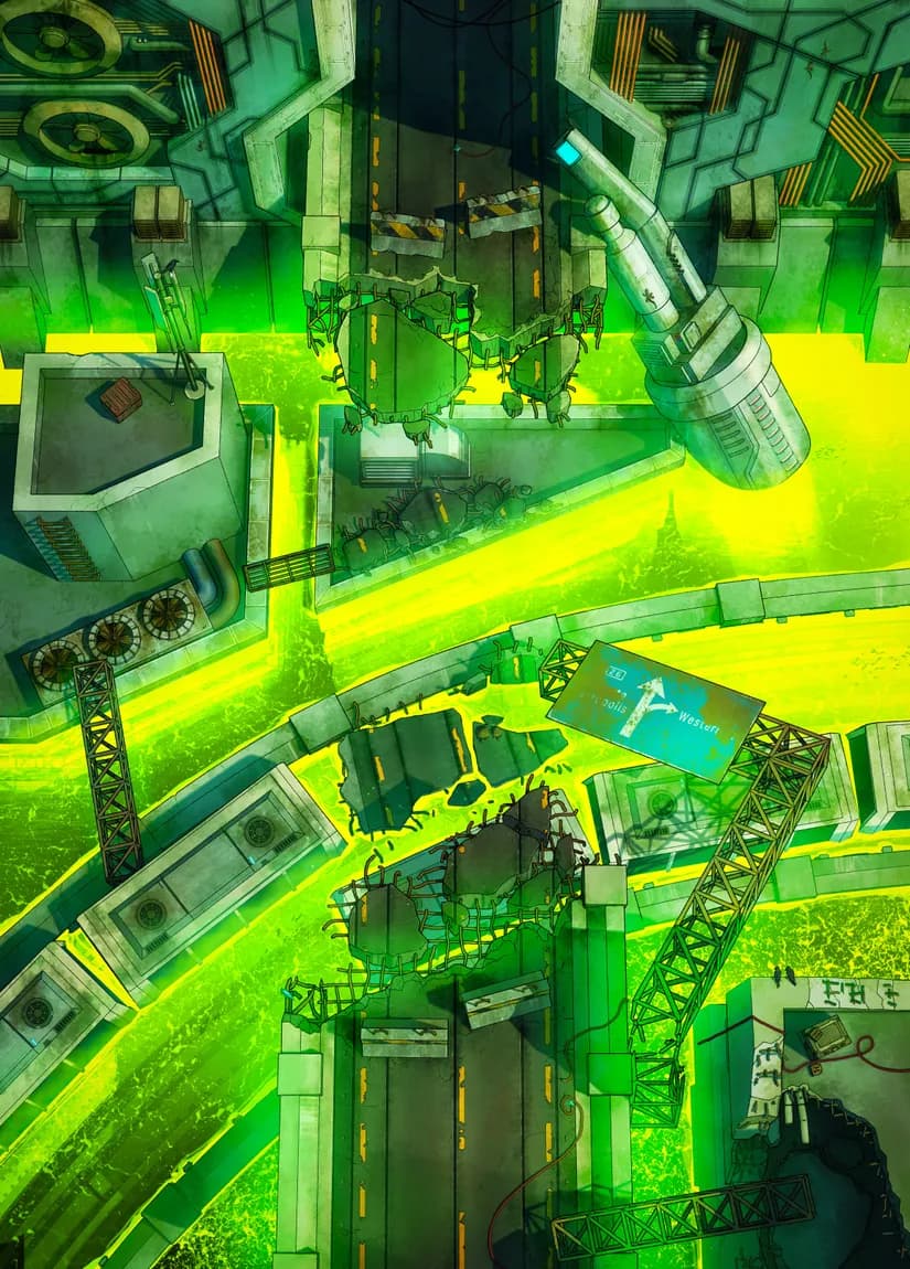 Remains of Advanced Society map, Toxic variant
