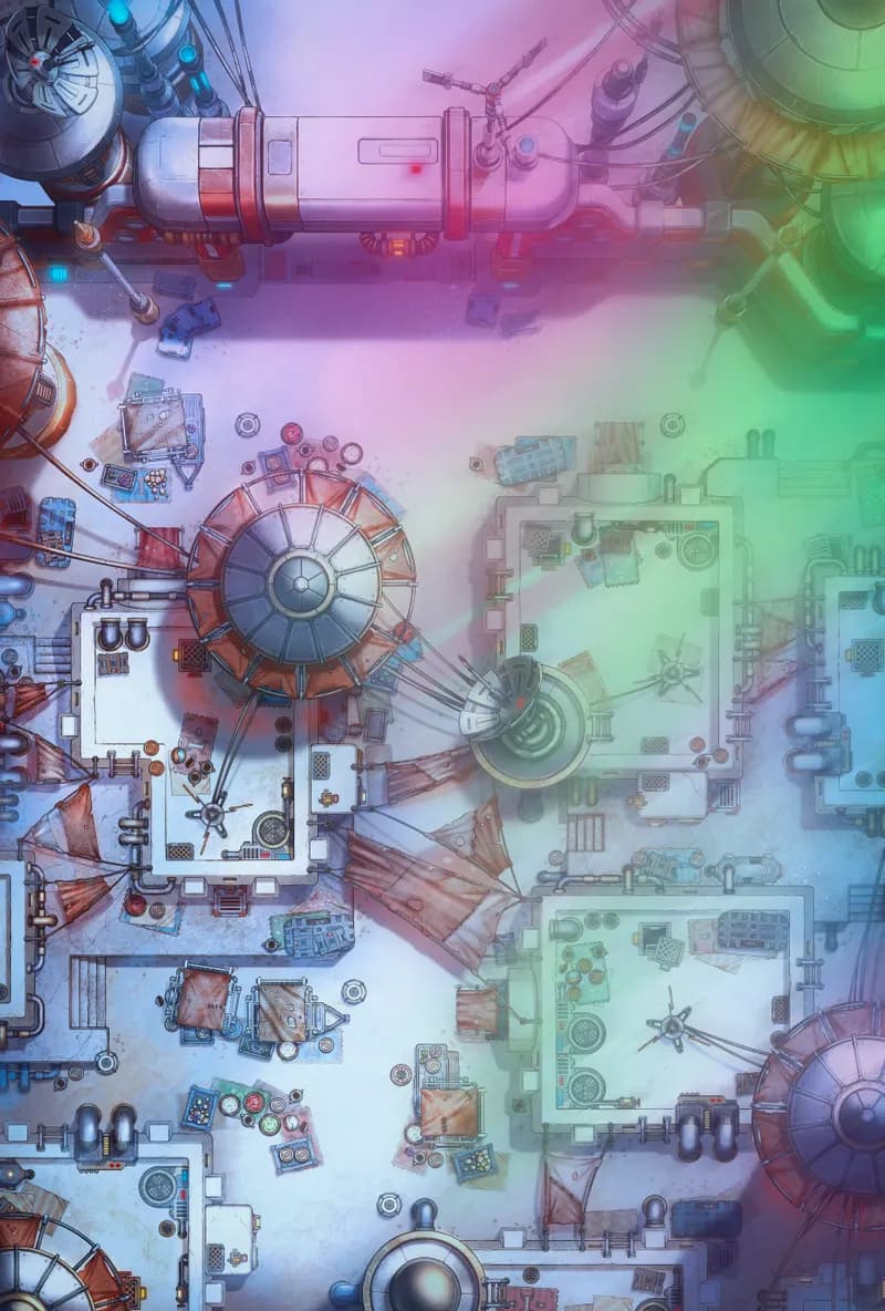 Desert City Gates map, Aurora Day variant