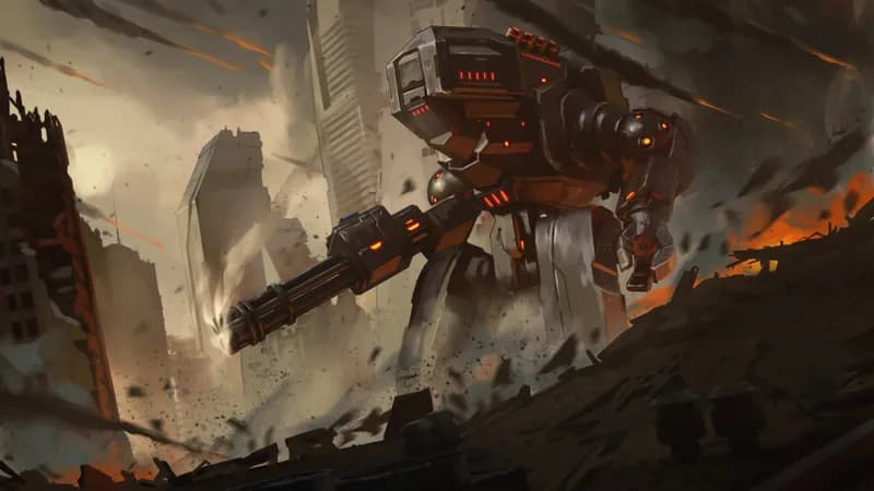 Eversor Mech Battlefield map, Original Day variant