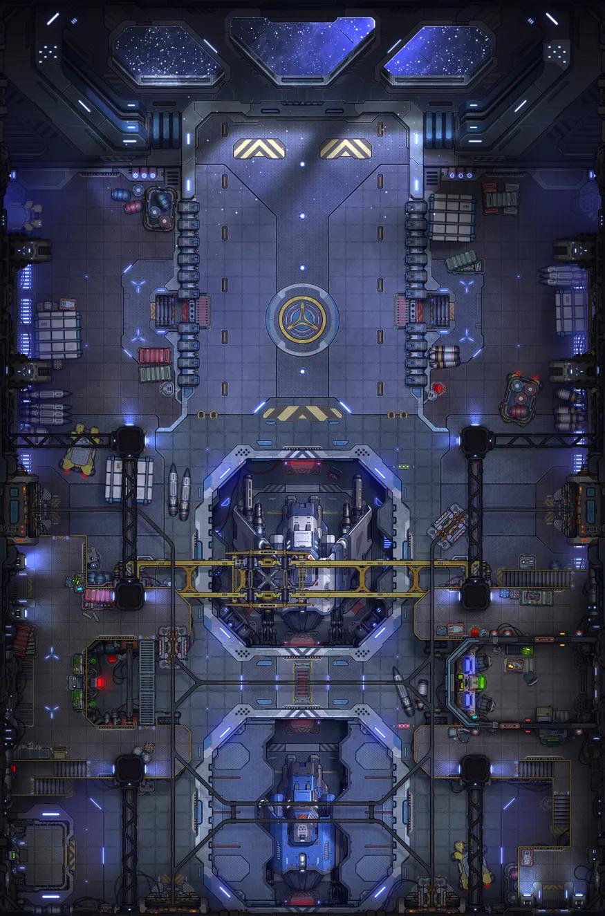 Fighter Bay map, Original variant
