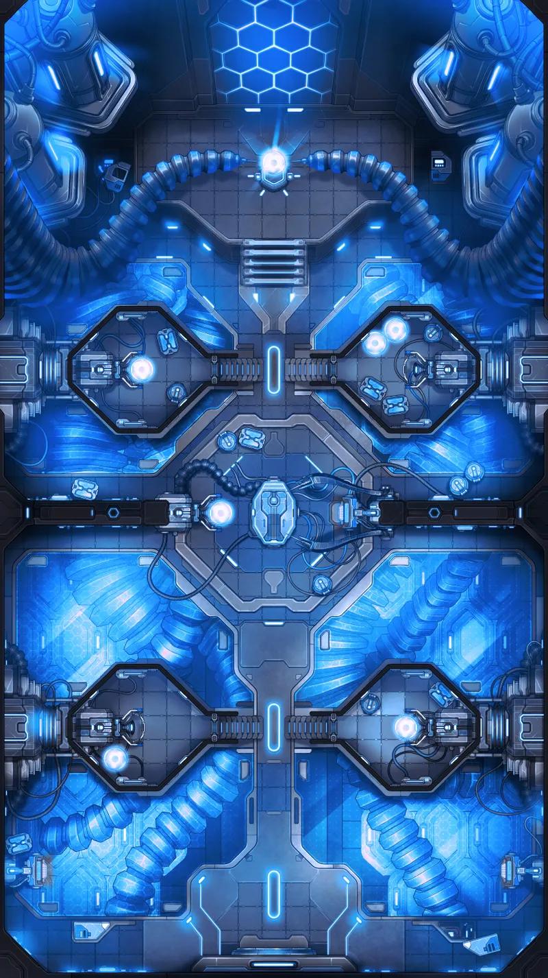 Mech Hive map, Sapphire variant
