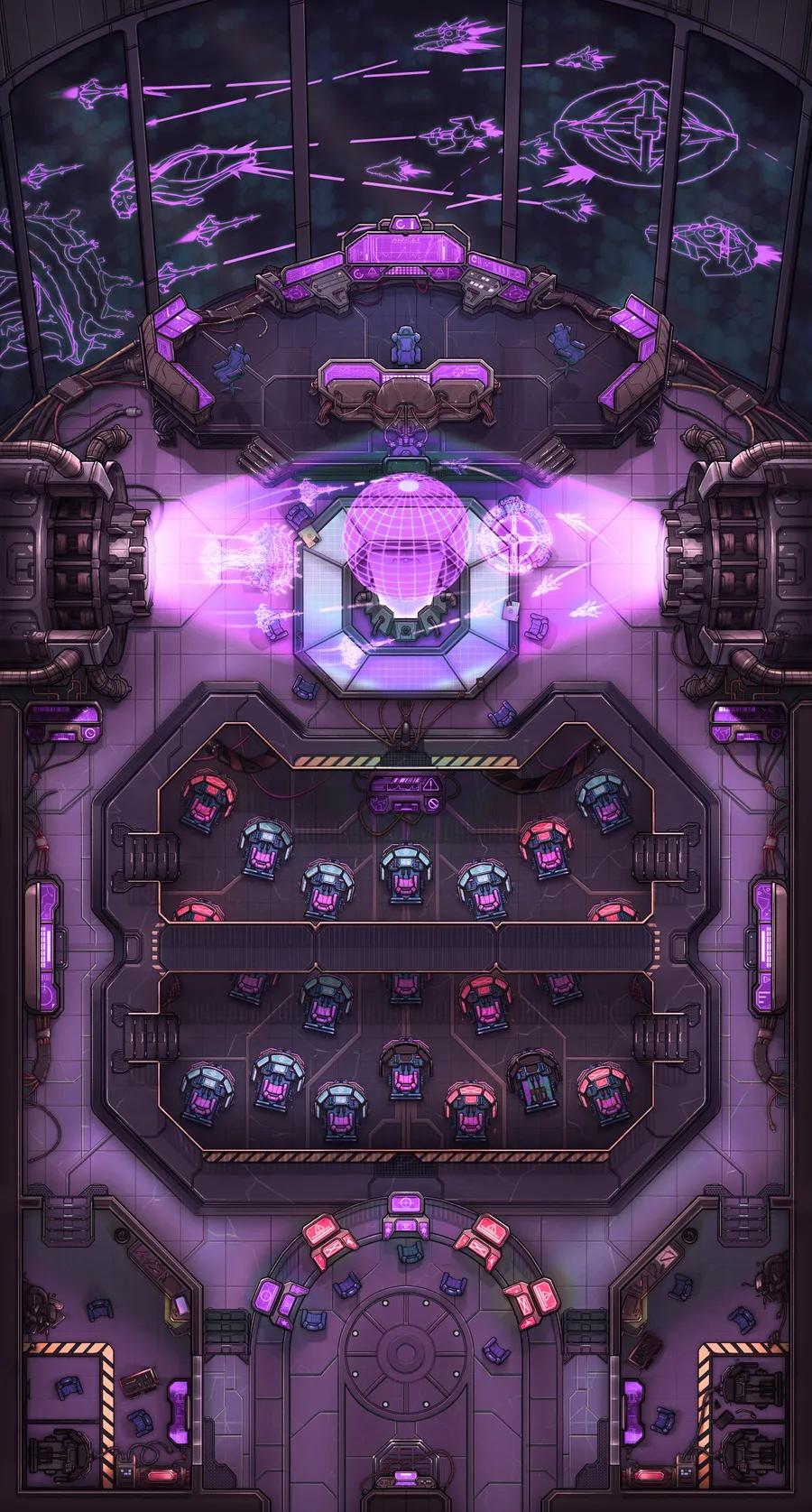 Command Deck map, Wargames Rose Team variant