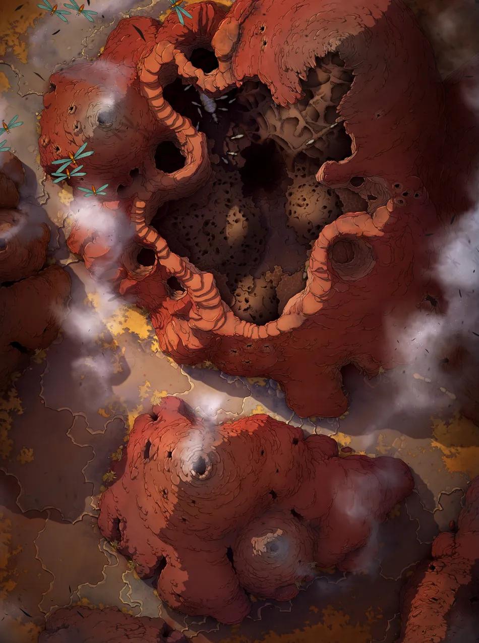 Insectoid Hive map, Swarm variant