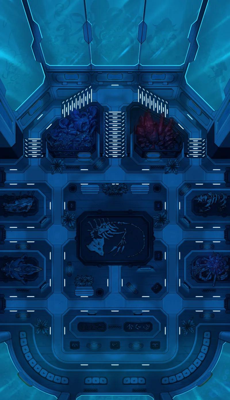 Intergalactic Museum map, Original Night variant
