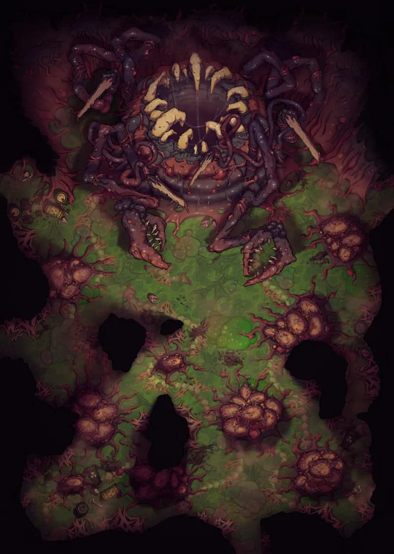 The Maw map, Jungle variant