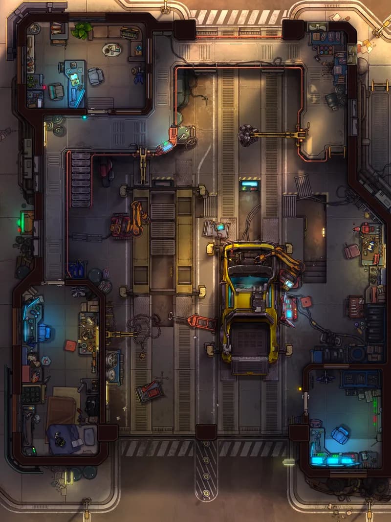 Chop Shop map, Original Day variant