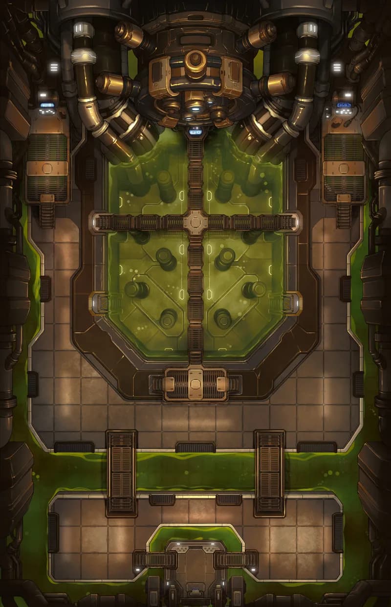 Reactor Core map, Sewage variant