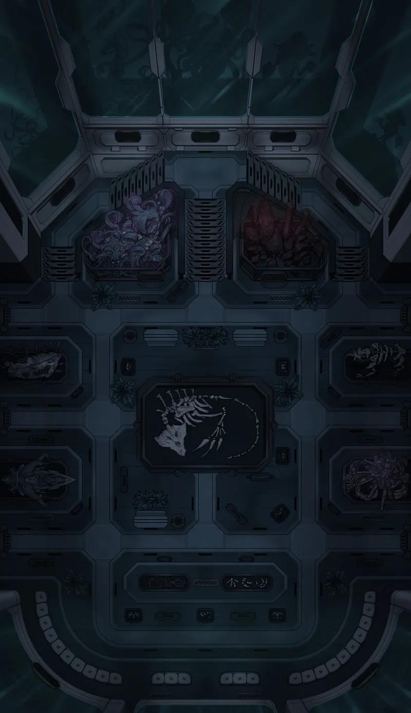 Intergalactic Museum map, No Power variant