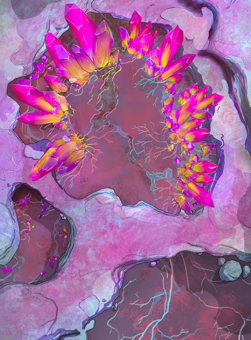 Crystal Mines map, Tourmaline variant