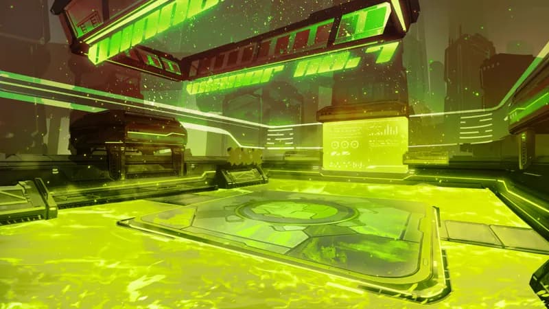 Mech Battle Arena map, Toxic variant