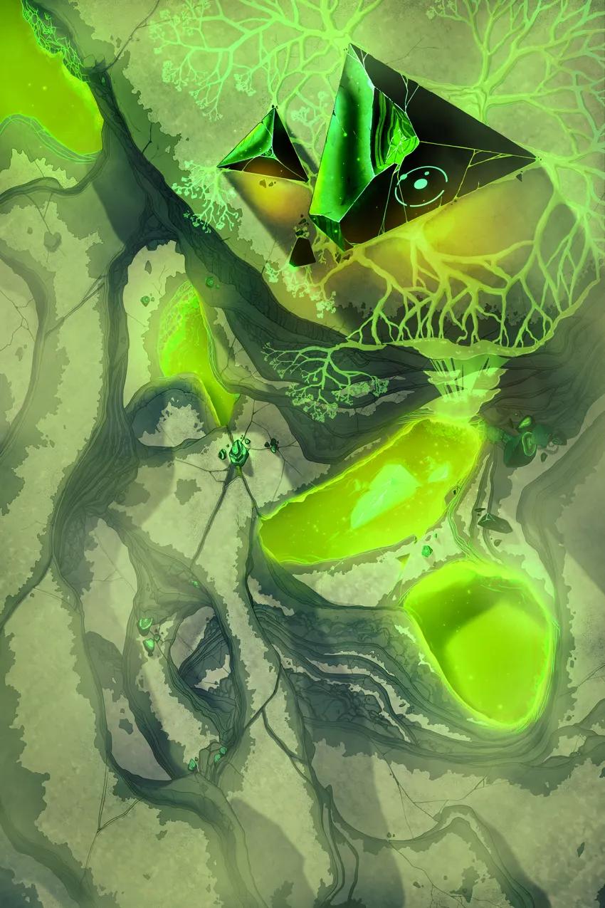Infected Crystal Cliffs map, Toxic Day variant