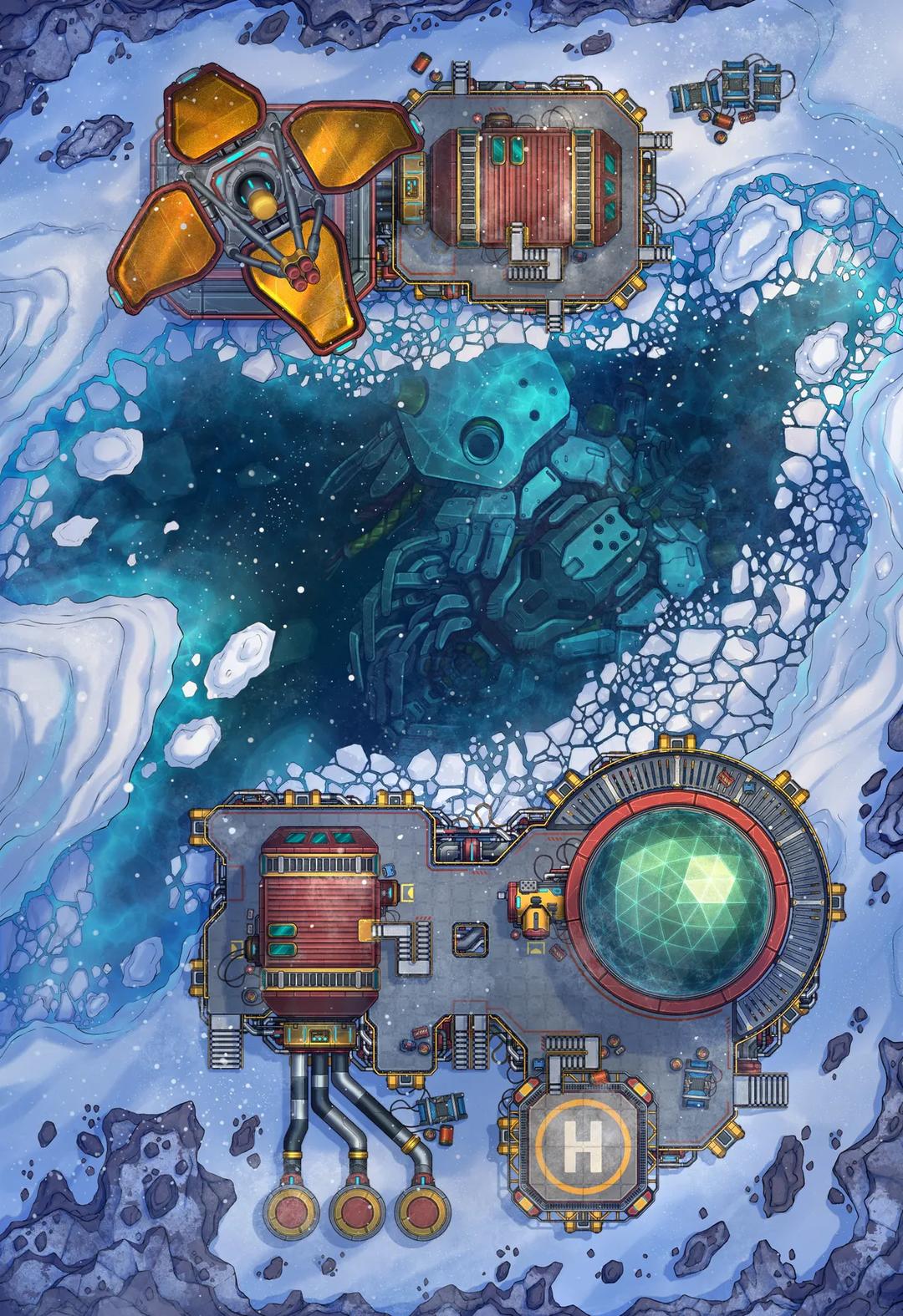 Arctic Institute map, Decimator variant