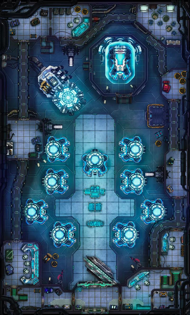 Cryo Prison map, Original Day Update variant