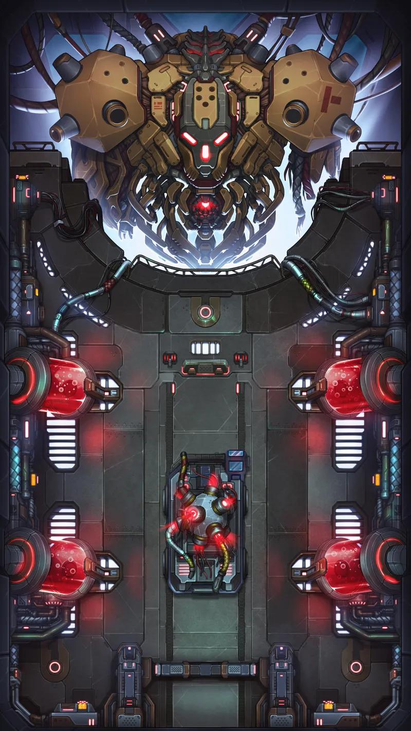 Decimator Mech Depot map, MK1 variant
