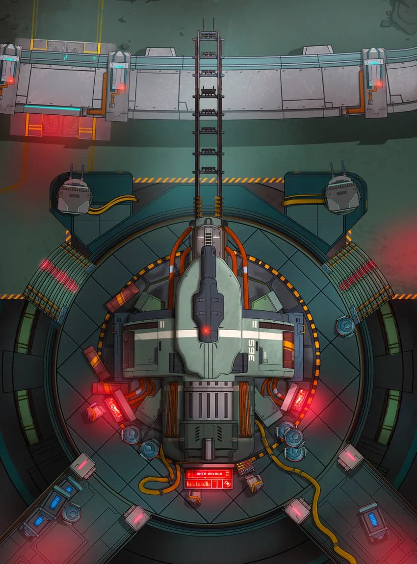 Orbital Defence Cannon map, Alarm variant